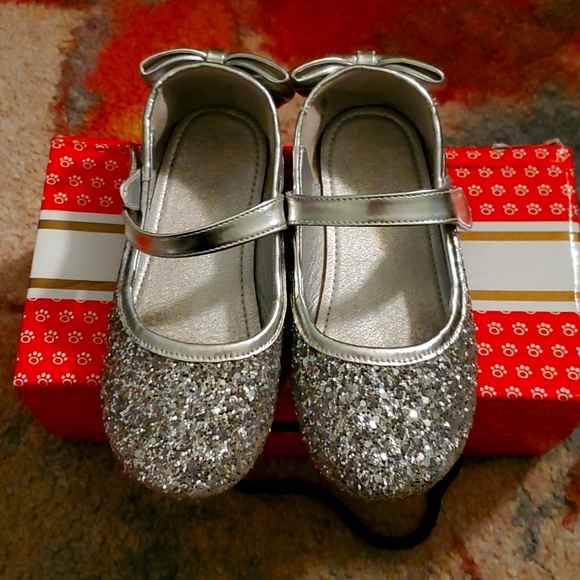 Panda Ninjia Other - Kids silver sparkle shoes size 12